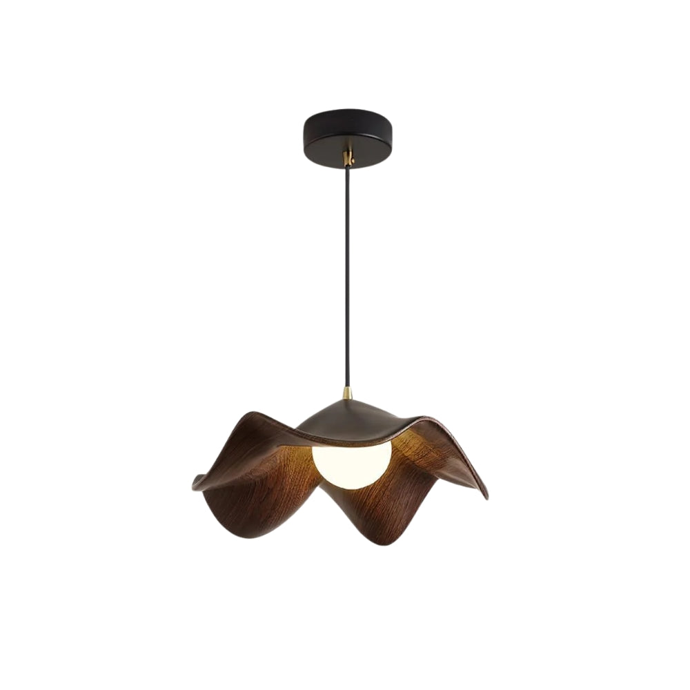 Floral Pattern Pendant Lamp – Hanging Light with Adjustable Cable