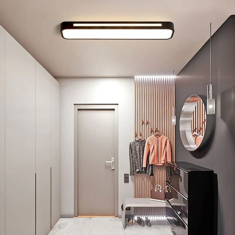 Linear LED Design Ceiling Lamp – Nordic Minimalist