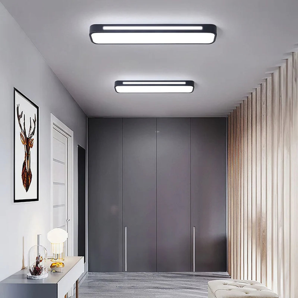 Linear LED Design Ceiling Lamp – Nordic Minimalist