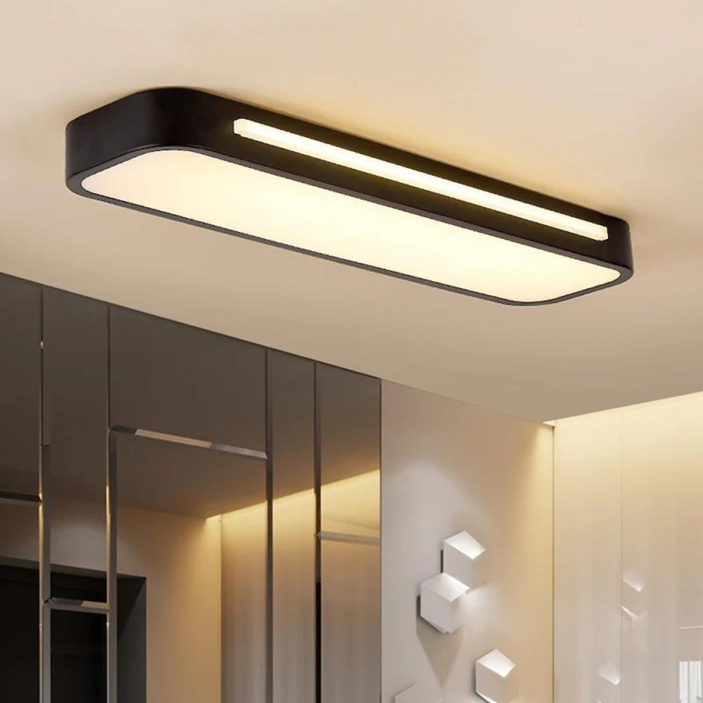 Linear LED Design Ceiling Lamp – Nordic Minimalist