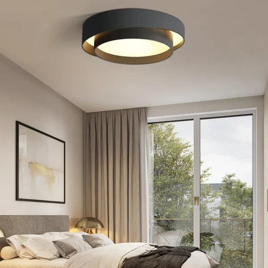 Minimalist LED Ceiling Lamp  – Round Surface Design for Modern Rooms