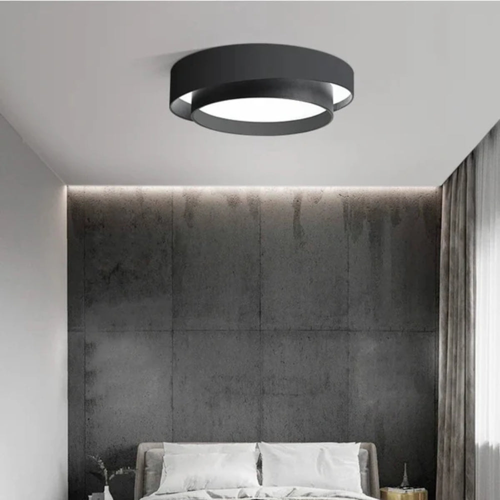 Minimalist LED Ceiling Lamp  – Round Surface Design for Modern Rooms