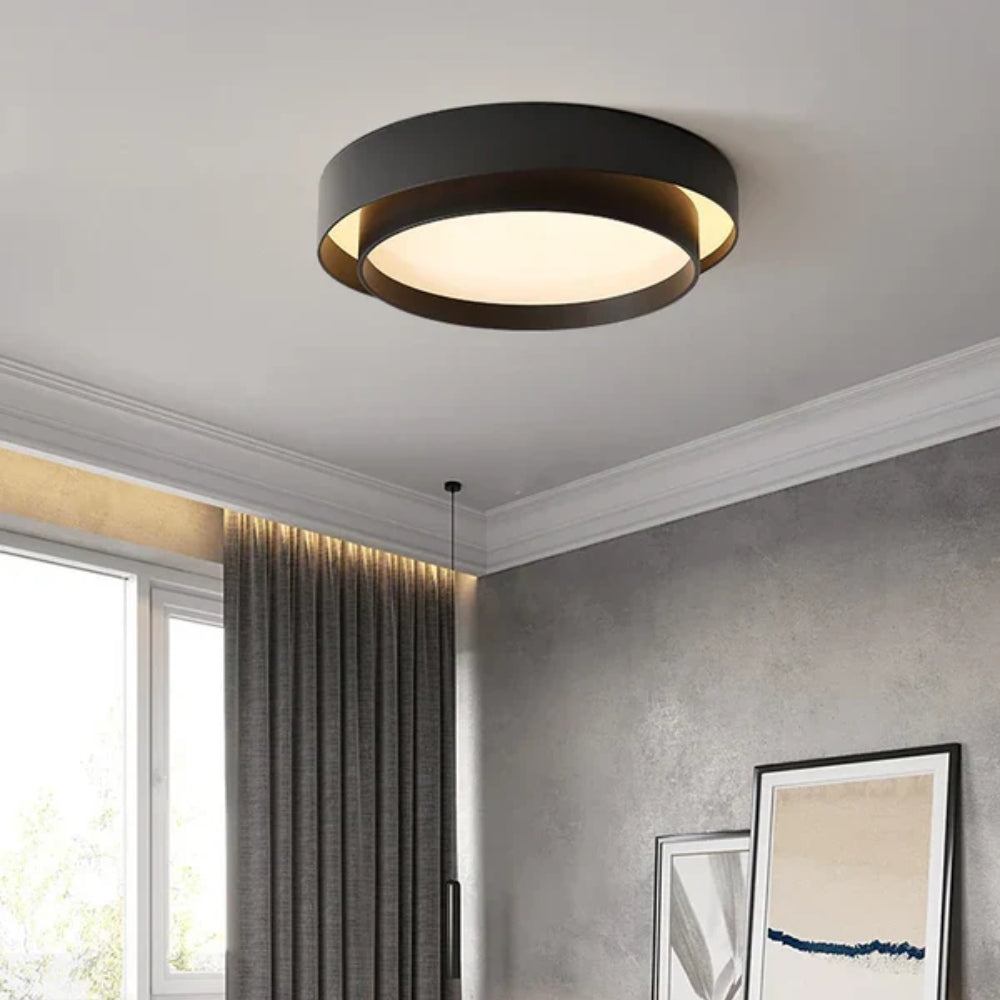 Minimalist LED Ceiling Lamp  – Round Surface Design for Modern Rooms