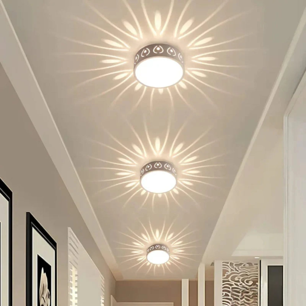 Modern Round LED Ceiling Lamp – Soft Glow for Hallways and Entrances