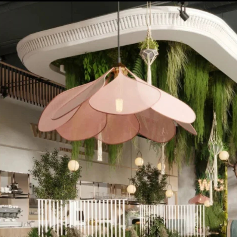 Petal-Shaped Ceiling Lamp – Nature-Inspired with Soft Glow