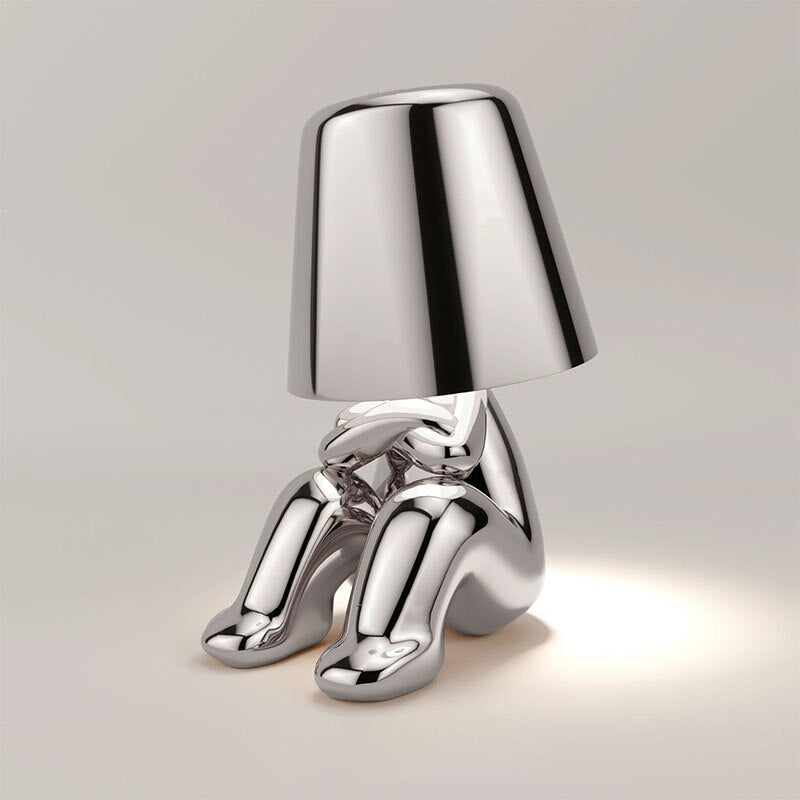 Portable LED Lamp – Adjustable Brightness with Warm White Glow