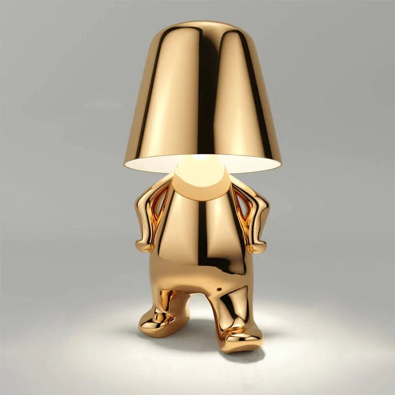 Portable LED Lamp – Adjustable Brightness with Warm White Glow