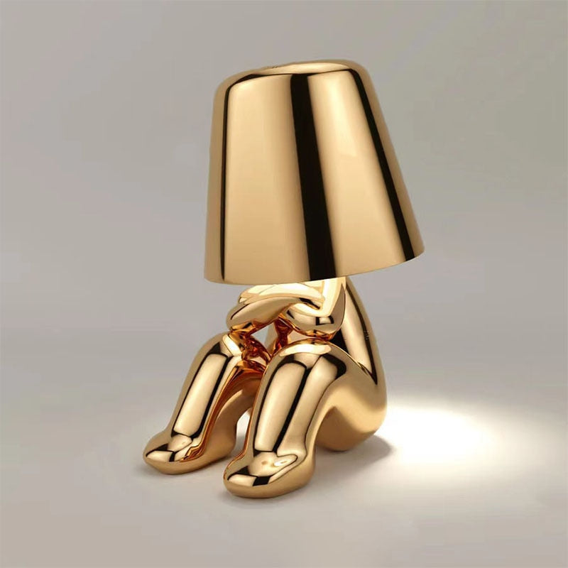 Portable LED Lamp – Adjustable Brightness with Warm White Glow