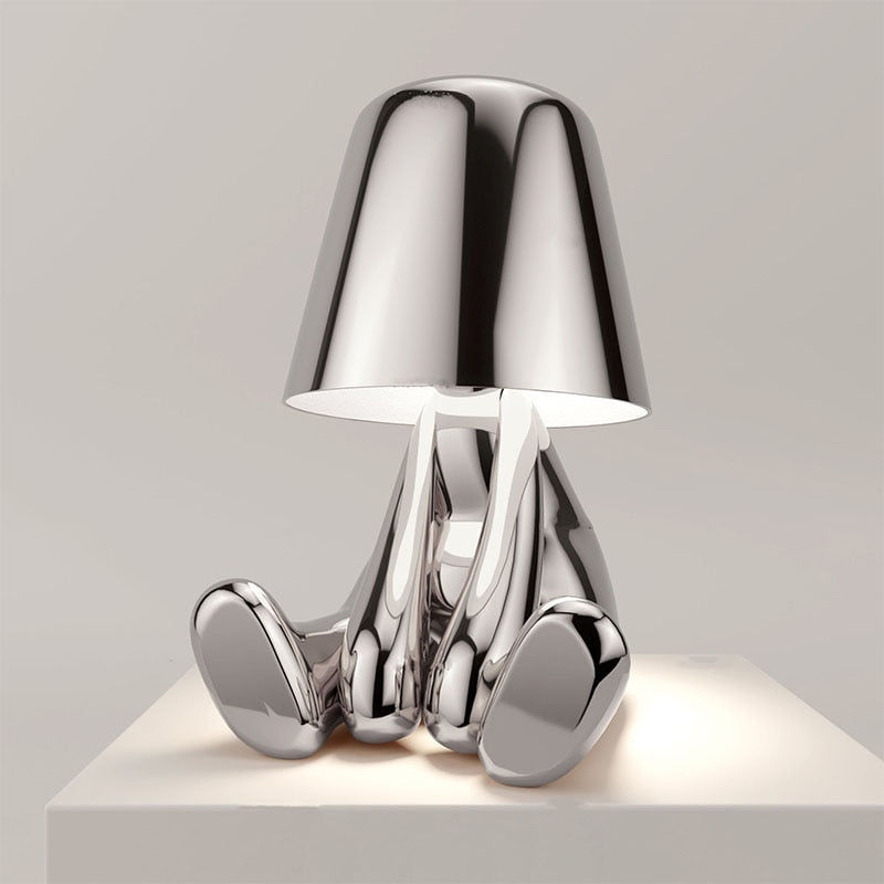 Portable LED Lamp – Adjustable Brightness with Warm White Glow