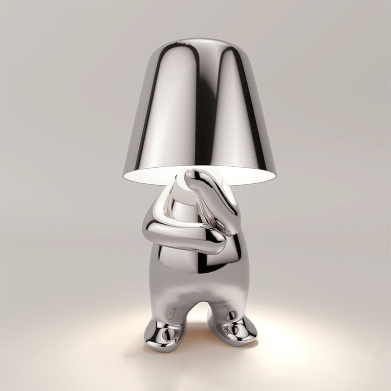 Portable LED Lamp – Adjustable Brightness with Warm White Glow