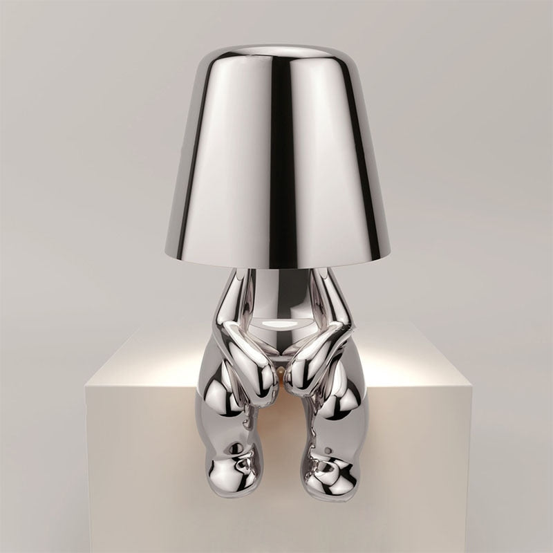 Portable LED Lamp – Adjustable Brightness with Warm White Glow