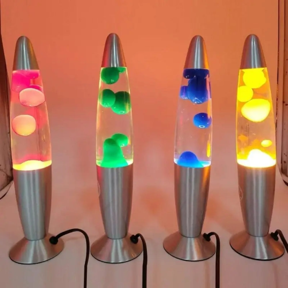 Retro Lava Table Lamp – Soothing Bubble Style Lighting