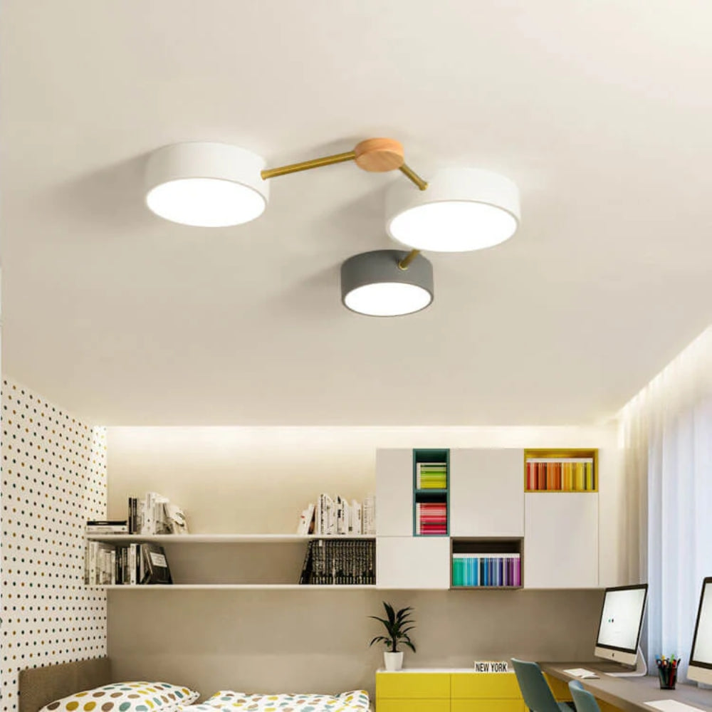 Scandinavian Ceiling Lamp – Branch Design & Energy-Saving LED Technology