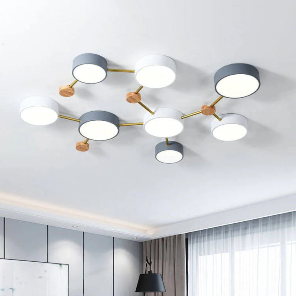 Scandinavian Ceiling Lamp – Branch Design & Energy-Saving LED Technology