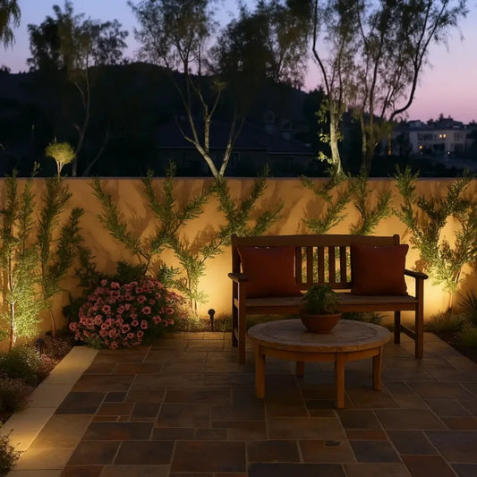 Solar Garden Spotlight - Adjustable Outdoor Lighting