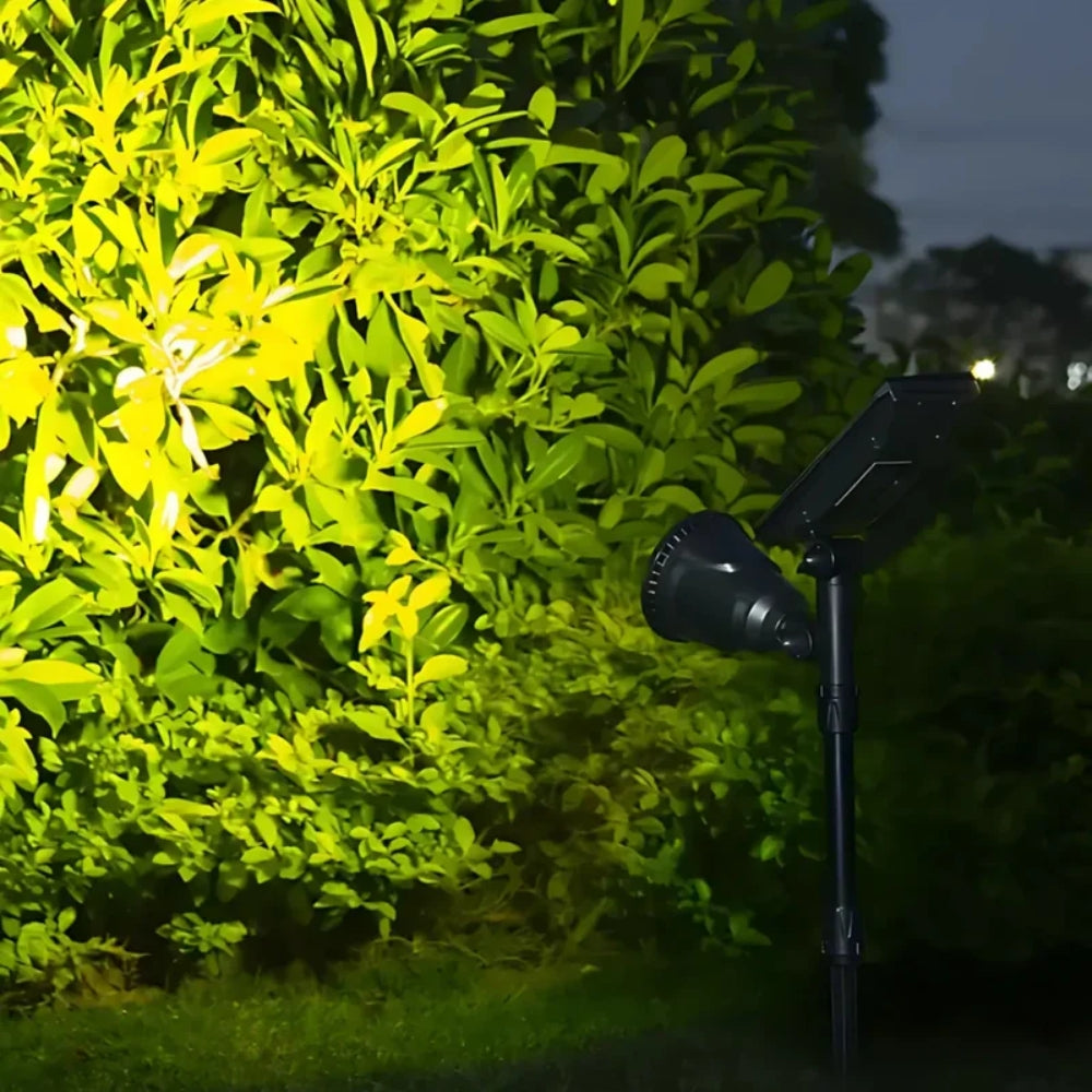 Solar Garden Spotlight - Adjustable Outdoor Lighting