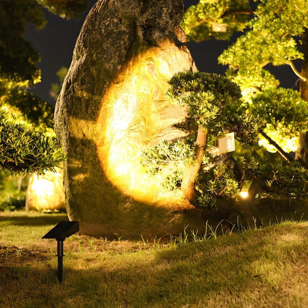 Solar LED Spotlight – Multi-Zoom for Outdoor Installation
