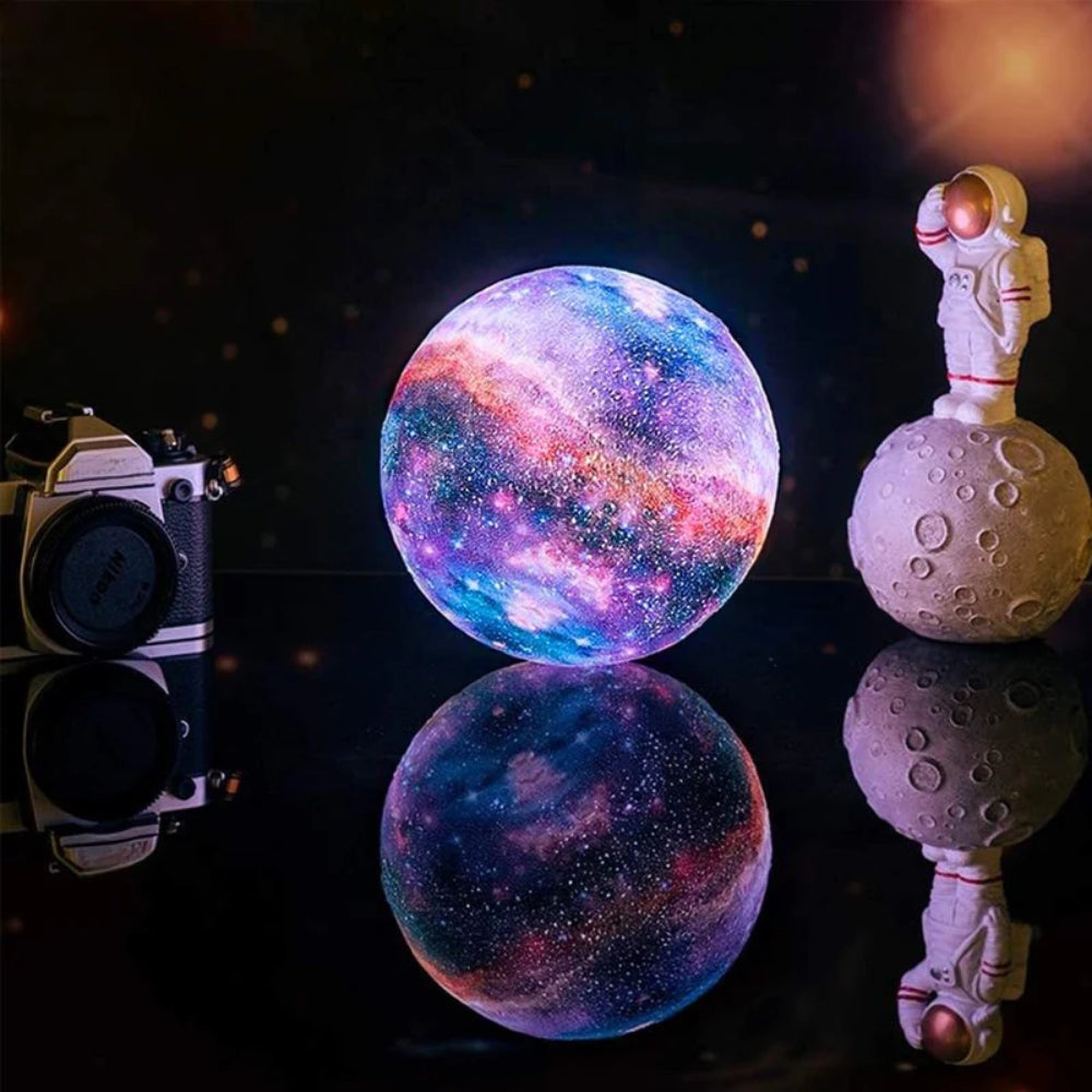 Starry Sky Table Lamp – Rechargeable Night Light with Touch Control