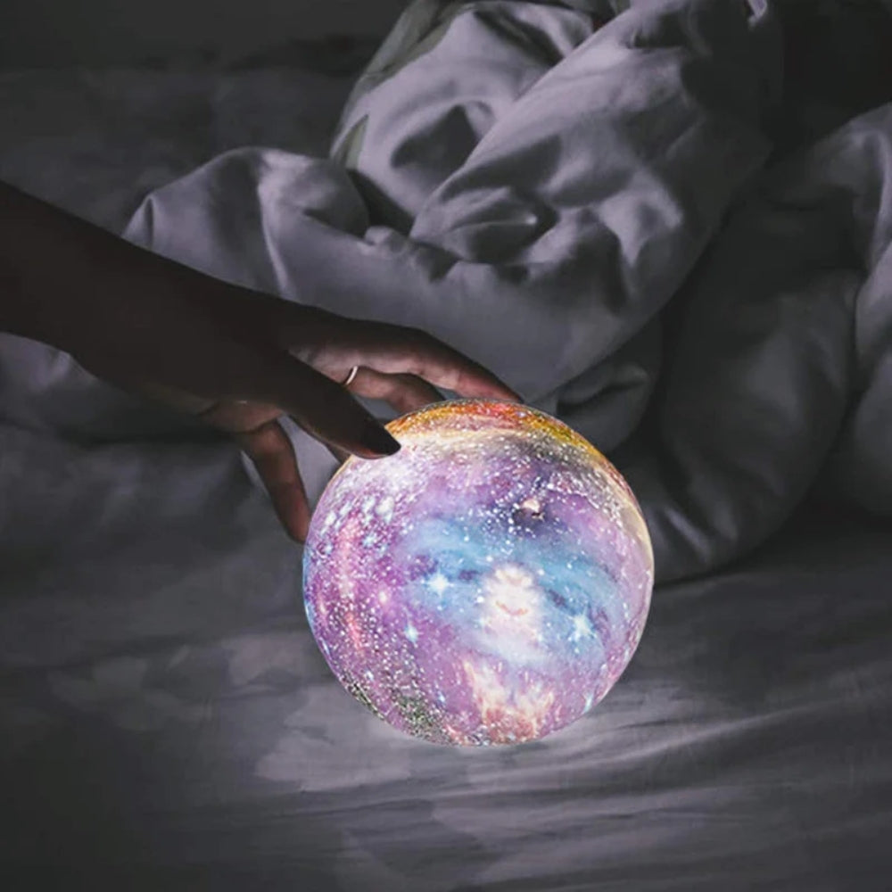 Starry Sky Table Lamp – Rechargeable Night Light with Touch Control