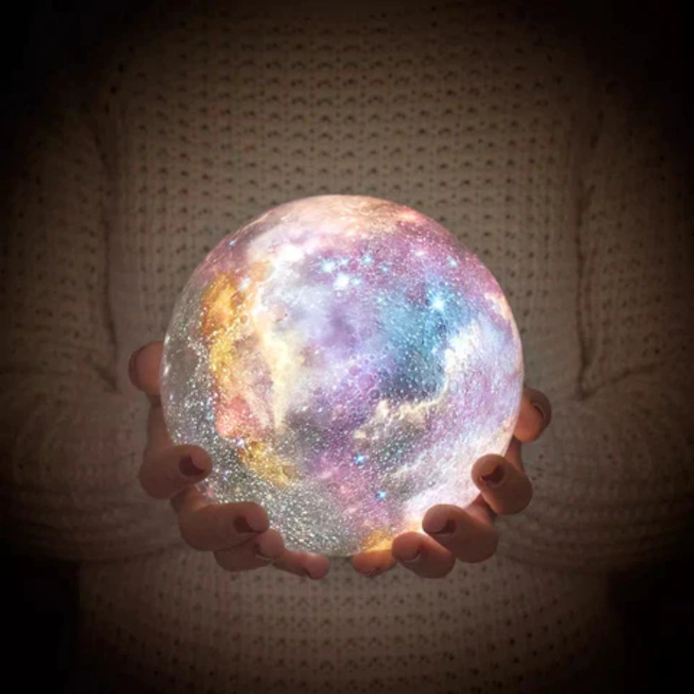 Starry Sky Table Lamp – Rechargeable Night Light with Touch Control