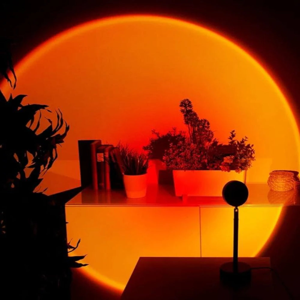 Sunset Projection Lamp – 360° Rotatable LED with 13 Light Modes