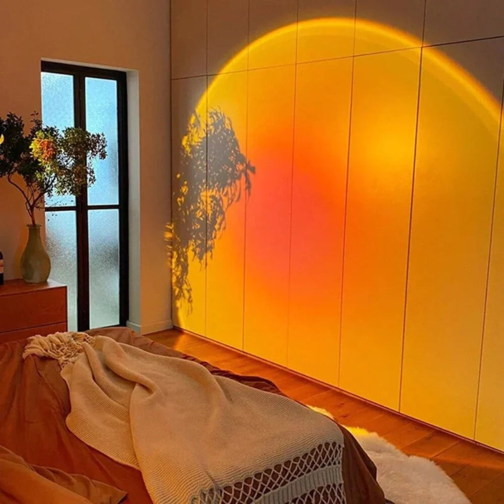 Sunset Projection Lamp – 360° Rotatable LED with 13 Light Modes
