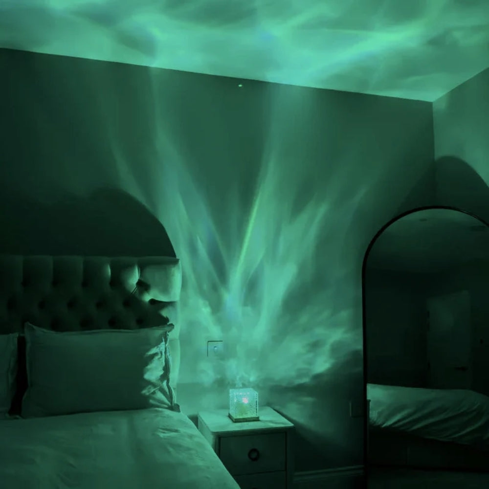 Table Lamp with Wave Pattern – 16 Colour Options Bedside Lamp