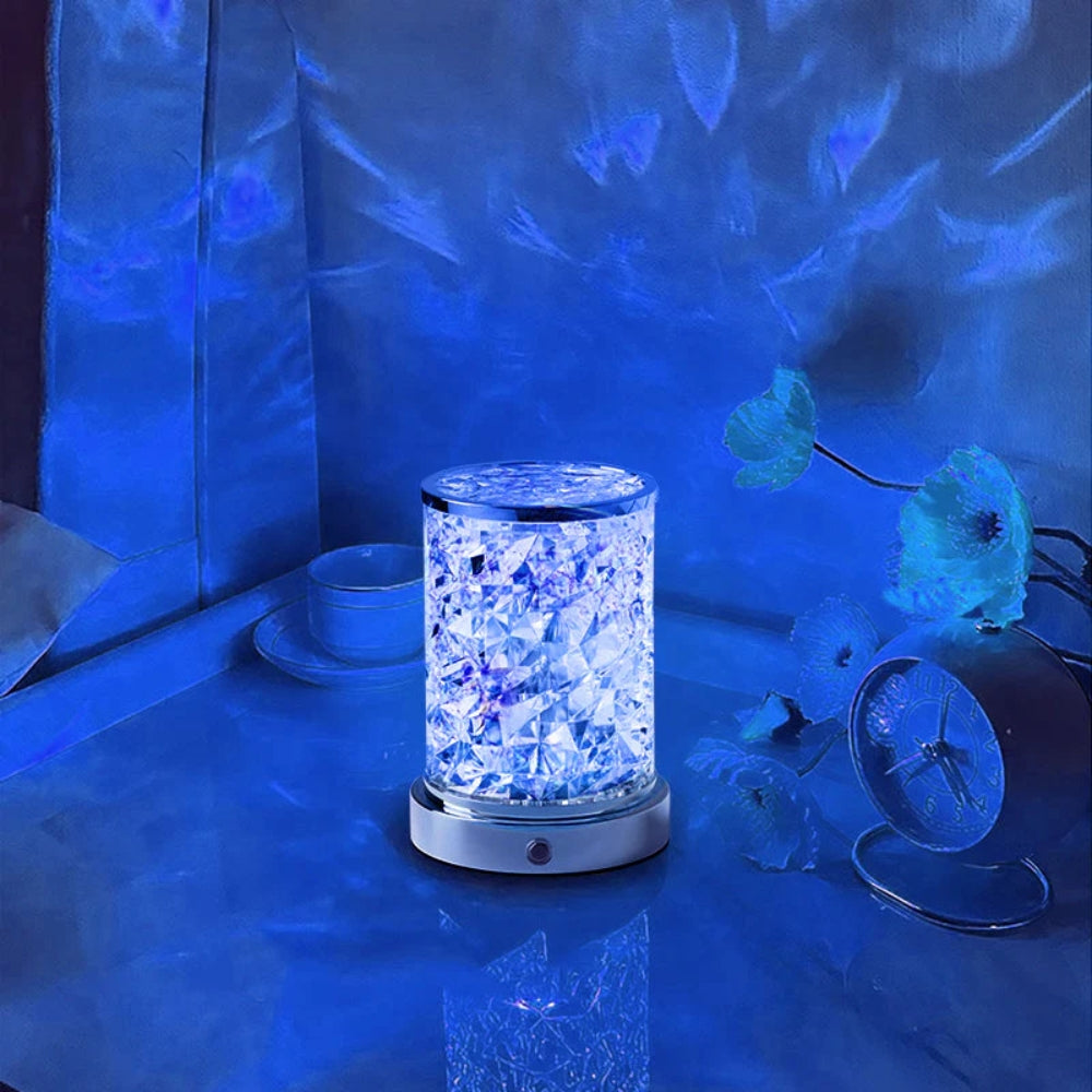 Table Lamp with Wave Pattern – 16 Colour Options Bedside Lamp
