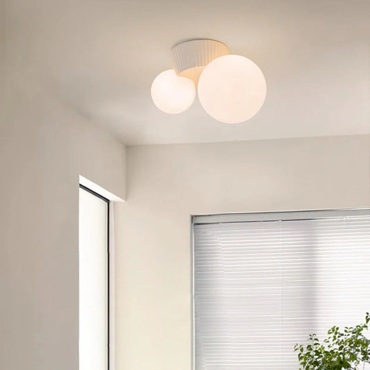 Textured Ceiling Lamp – Flush Mount Lighting for Artistic Interiors