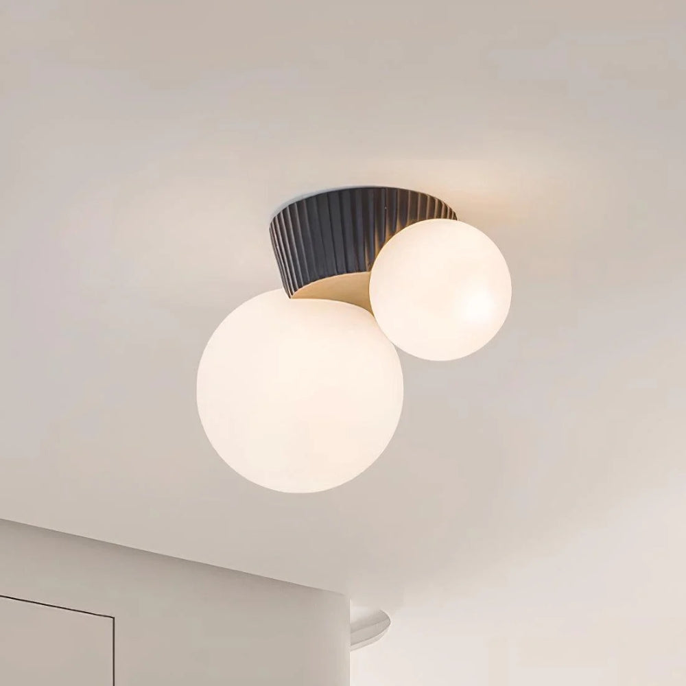 Textured Ceiling Lamp – Flush Mount Lighting for Artistic Interiors