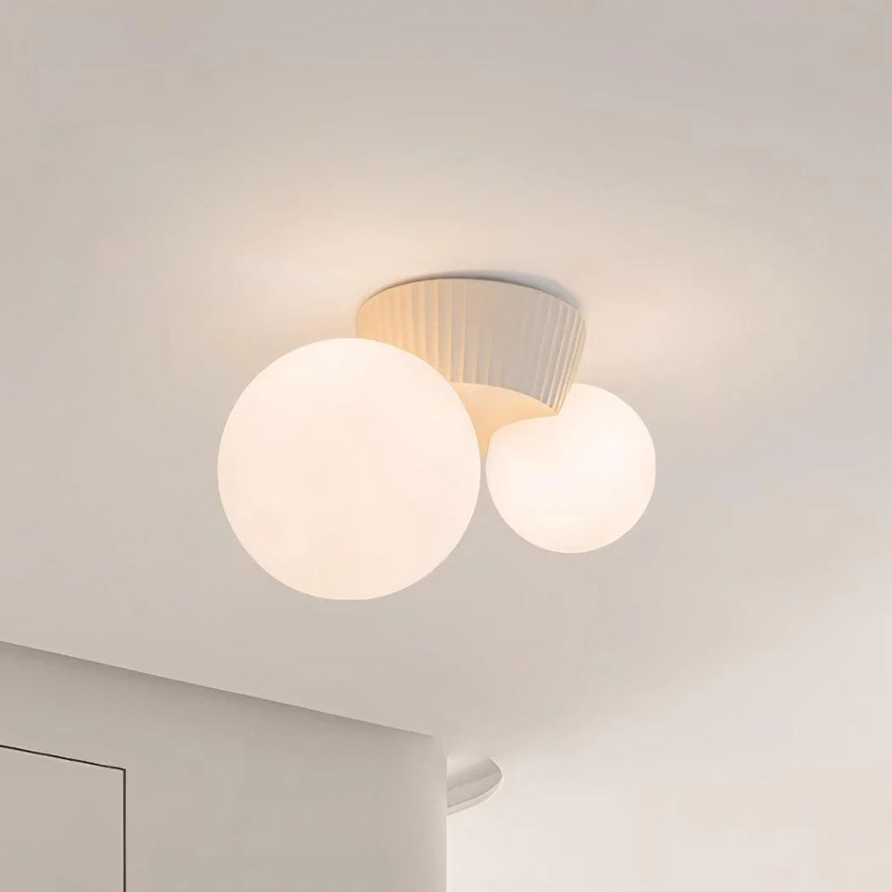 Textured Ceiling Lamp – Flush Mount Lighting for Artistic Interiors