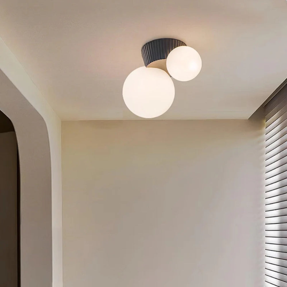 Textured Ceiling Lamp – Flush Mount Lighting for Artistic Interiors