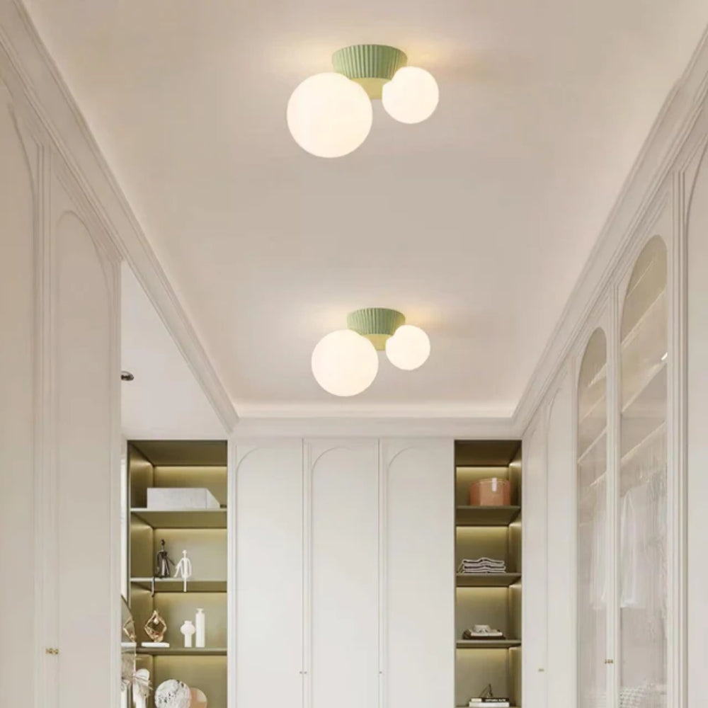 Textured Ceiling Lamp – Flush Mount Lighting for Artistic Interiors