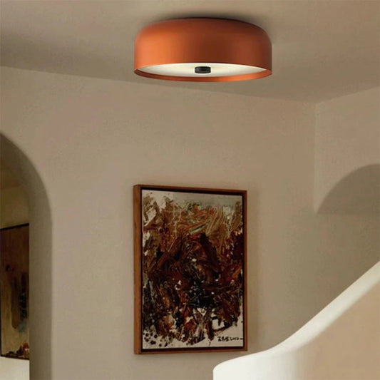 Vintage Style Ceiling Lamp – Round LED Fixture with Nostalgic Look